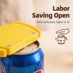Manual Can Opener Soft Smooth Edge Top Remover Handheld Safe Beer Soda Can Cutter Drop Top Opener Wine Opener Wine Accessories