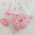 Cute Plush Mirror Bag Charm Ocean Animal Abalone Design Adorable Stuffed Toy Keychain Collectible Souvenir from Mainland China. 