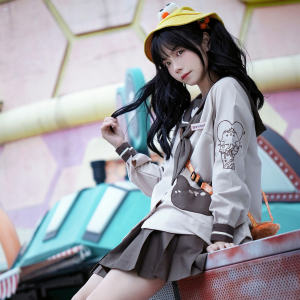 [JK ซอสไม้] ชุดยูนิฟอร์ม JK โรงเรียนอนุบาลแบบใหม่น่ารักน่ารักแบบดั้งเดิมชุดกะลาสีแขนยาวน่ารักสำหรับฤดูใบไม้ผลิและฤดูใบไม้ร่วง