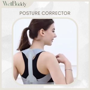 WellBuddy - เสื้อพยุงหลัง แก้หลังค่อม ไหล่ห่อ เสื้อดามหลัง เข็มขัดพยุงหลัง (Posture Corrector)