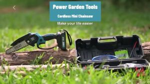 Cordless Chainsaw Cordless Chainsaw Electric Pruning Saw Rechargeable Lithium Battery Mini Electric Saw 6inch