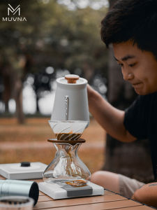 Muvna | Hand Grind Pour Over Coffee Set