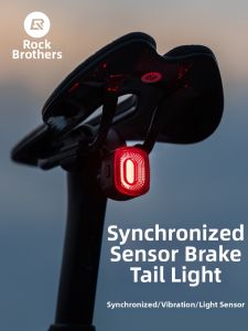 RockBros | Smart Brake-Sensitive Bicycle Tail Light