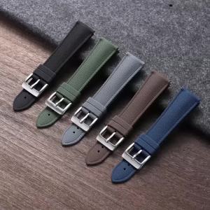 20/21/22mm FKM Rubber Watch Strap for Omega for Rolex for Seiko for Casio Quick Release New Fluorine Diving Women Men Band Black