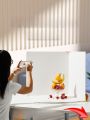 White Photography Background Board PVC Figure Model Coffee Food INS Style Scenic Decoration Full Moon Shooting Props Static Scene. 