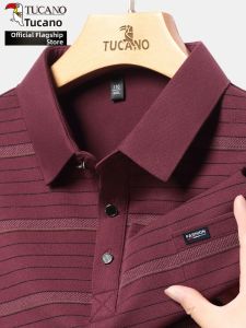 TUCANO | Striped Long Sleeve Collar Polo Shirt for Men Spring and Autumn Wearable Casual