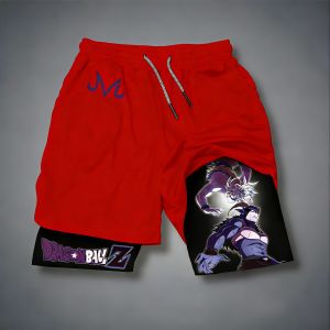 Bandai | Dragon Ball Anime In Hình Quần Short Thể Thao Dành Cho Nam 2 Lớp Nhanh Khô Thoáng Khí Tập Luyện Mùa Hè Quần Sịp Boxer 2026