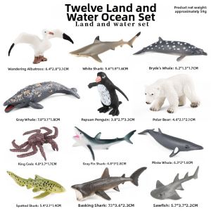 Simulated Marine Animal Mini Models