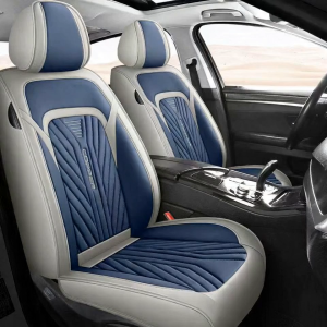 Premium Leather Car Seat Cover Front Row Only 2Pcs Universal For Toyota Vios Wigo Raize Veloz Avanza Mitsubishi Mirage G4 Kia Soluto Luxury Cushion Protector COD