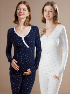 Mom Jane | Warm Padded Cotton Maternity Sleepwear