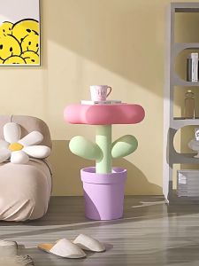 Bàn hình bông hoa Tuylip bàn uống cà phê bàn  dùng trang trí phòng ngủ phòng khách phòng trẻ em phong cách Bắc Âu cực dễ thương