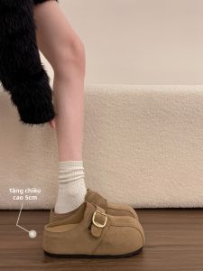 XUJIA | Giày Mule Đế Dày cho Nữ