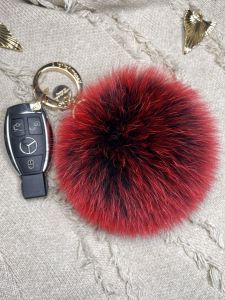 Càn Duoduo 13Cm Cáo Cực Lớn Sang Trọng Túi Bóng Charm Xe Móc Khóa Dễ Thương Sáng Tạo Thật Sang Trọng Túi Sách Treo vật Trang Trí Cho Nữ