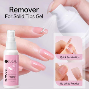 UR SUGAR 55ml False Nail Tips Remover For Solid Tips Gel Remover Nail Liquid Easy To Soften Remover Press On Nails Gel Fake Tips Remove