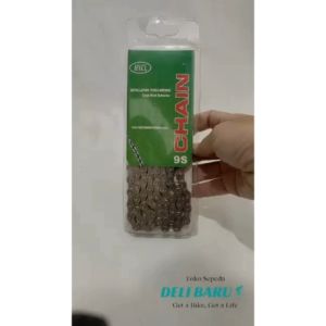 HXCL Rantai 9 speed chrome sepeda MTB federal lipat