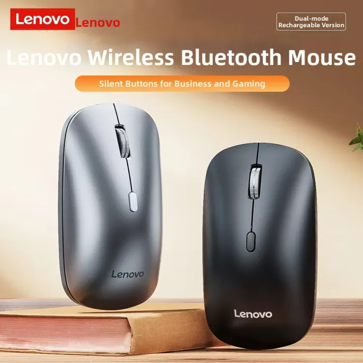 Lenovo | Silent Dual-Mode Bluetooth Wireless Mouse | Lazada Philippines