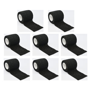 8pcs 5cm*4.5m Self-adhesive Colors Bandage Cohesive Tape High Elastic Gym Sports Support Non-Woven for Knee Ankle Wrist Protect