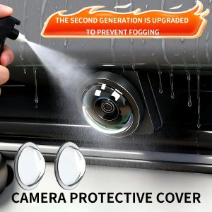 1/2/4pcs Car Camera Lens Protector Rear View Backup Camera Cover 360° Camera Protection Anti Scratch Waterproof Dust-proof