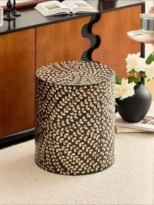 Retro Designer Side Table Aesthetic Decorative Corner Table