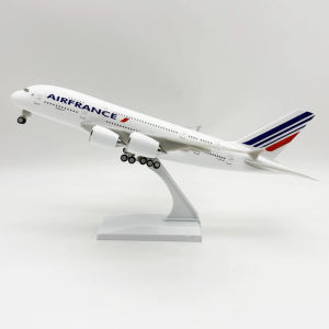 Miniature Airplane Toys Plane 1/240 Scale 30cm Air France A380 Airways For Boys Aircraft Model Kit (With Stand) Aviation