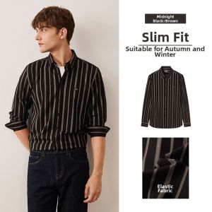 Navigare | Autumn Winter New Elegant Stripe Casual Shirt