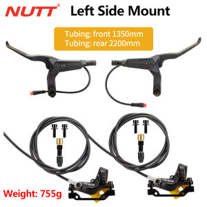 NUTT Y-5 4 Piston Electric Scooter Brake Hydraulic Disc Brakes 140 160 180 Rotor For A5-D KUGOO Zero Dualtron Kaabo Mantis