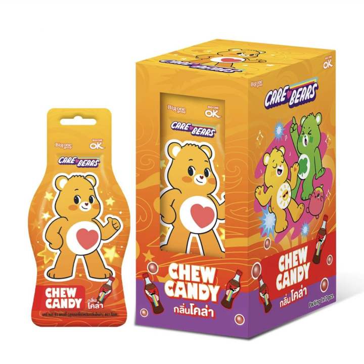 🍇ขนมหวาน🍋🧸 ชิวแคนดี้ แคร์แบร์ chew candy care bears. 16กรัม ( 1 กล่อง ...