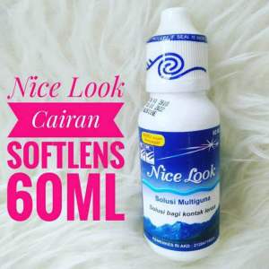 NICE LOOK 60ml CAIRAN PEMBERSIH SOFTLENS 60 ML AIR SOFTLENS CAIRAN SOFTLENS