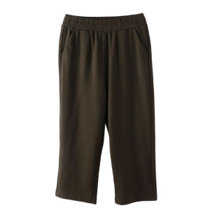 กางเกงขายาวทรงหลวมสำหรับผู้หญิงในช่วงฤดูหนาว กางเกงขายาวทรงตรงเอวยางยืด ทรงหลวม สไตล์สตรีท ทรงลำลอง ใส่สบาย