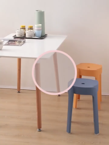 【SG STOCK】Dressing stool High stool Plastic stool Footstool Small stool Bedside stool High stool Stackable Nordic style stool