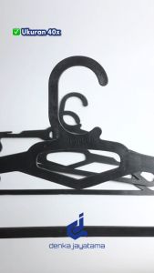 12 Pcs Hanger Gepeng Gantungan Baju Celana Plastik Tebal & Lentur Dewasa Jemuran Laundry Serbaguna