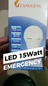 LAMPU LED EMERGENCY 15Watt Bohlam blub Sentuh Ajaib