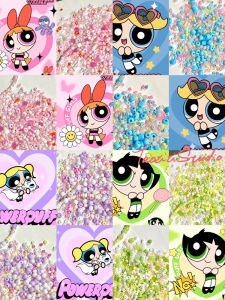 สร้อยข้อมือ DIY สตรีทแวร์สีสันสดใส ลูกปัดสีสันสดใส ลูกปัดผสม ลูกปัดมิลลิบิตี้ อุปกรณ์ทำเครื่องประดับ เครื่องประดับโทรศัพท์มือถือ