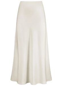 Spring Summer Women Satin Silk Skirts Fashion Vintage Office Ladies Long Skirt Elegant Black Maxi Skirts for Women Clothing