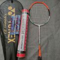 RAKET BADMINTON YONEX PAKET LENGKAP SIAP PAKAI. 
