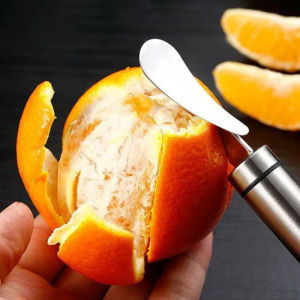Stainless Steel Orange Simple Peelers Lemon Peeler Tool Citrus Peeler Slicer Cutter Peeler Remover Design Handle Fruit Tools New