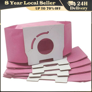 5PCS Pink Paper Dust Bags Vacuum Cleaner Accessories for Panasonic MC-CA291 MC-CA293 MC-CA391 Etc