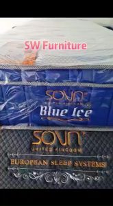 SOVN (UK) Blue Ice Pocket Spring Mattress with Cool Feel Fabric