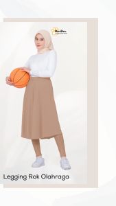 Legging rok olahraga panjang dibawah lutut sport