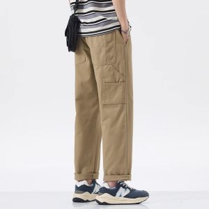 TUCANO | Cotton Summer Lightweight Loose Straight Tapered Cargo Pants