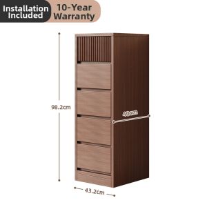 Vintage Combination Multi-level Storage Cabinet
