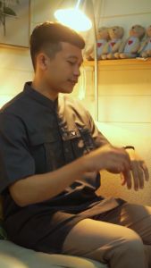 Tayma Baju koko Kurta Dewasa Kemeja Kemko Lengan Pendek Katun Tropical Premium Fungsional Bahan Tebal Adem Nyaman Trendy Charcoal