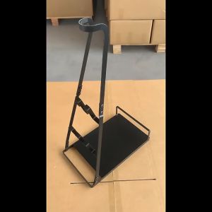 Metal Vacuum Cleaner Stand HolderSuitable for Stick Handheld Vacuum Cleaner with 3 Accessories ClipsStorage Bracket for Deerma Xiaomi 吸尘器支架Rak Vakum Vacuum Floor Stand Dock Station(White/Black)