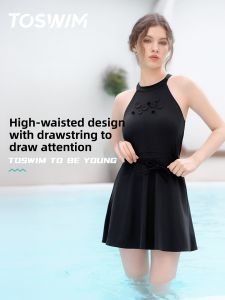 toswim | Body-Slimming Conservative Womens One-Piece Swimsuit