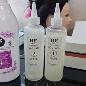 Uốn Lạnh Cao Cấp Chuẩn Salon 800ml  - [FreeShip Max] - Uốn Lạnh Tóc HE TEPI Collgentóc uốn xoăn mạnh không tổn thương tóc  không amoniac (Misaka store )