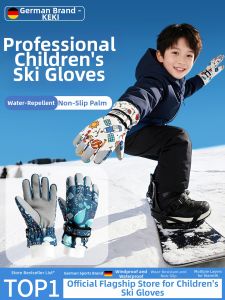 Waterproof Touchscreen Insulated Winter Gloves for Skiing Snowplay and Cycling