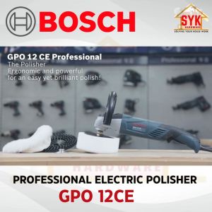 SYK BOSCH GPO 12 CE GPO12CE 1250W Professional Electric Polisher Car Polish Machine Mesin Polish Menggilap Kereta