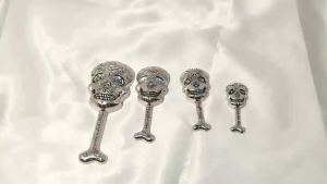 Halloween Calavera Measuring Spoons A Set Skulls Spoons Decoration Accessories