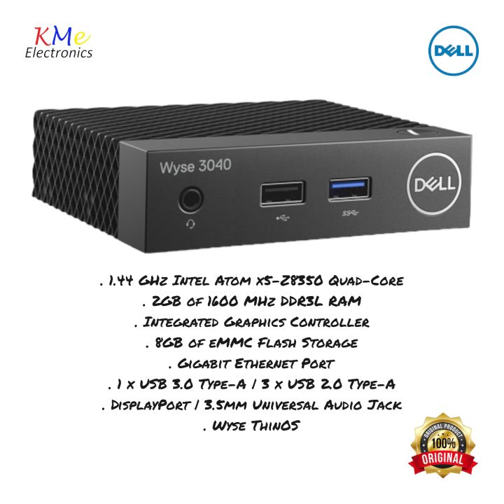 Original Dell Wyse 3040 Thin Client | Thin Client Model: Wyse N10D ...