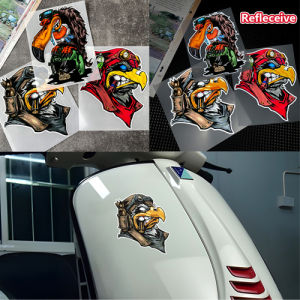 Eagle Sticker Motorcycle Body Helmet Reflective Waterproof Decorative Vinyl Decal